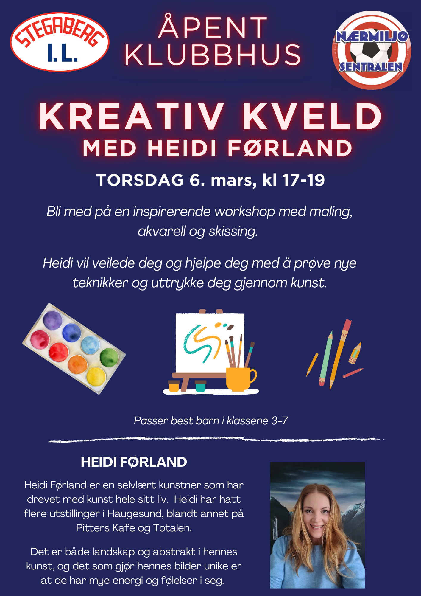 Åpent Klubbhus mars 2025